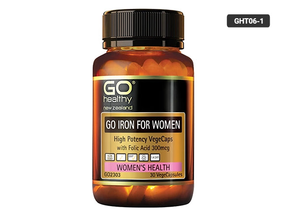 GO Iron for Women High Potency 30 Veg Capsules in Sri Lanka